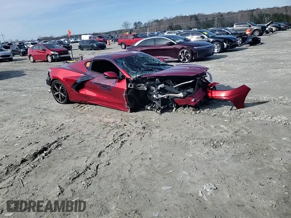2022 Chevrolet Corvette 2LT with VIN 1G1YB2D46N5120927, listed as a Copart auction lot 88921645 with 0 mi miles and Salvage Title. Bid and sale history available at carsss.com. Image 11.