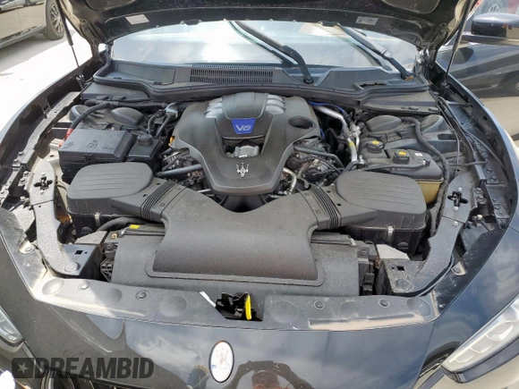 2014 Maserati Ghibli S Q4 with VIN ZAM57RTA8E1097777, listed as a Copart auction lot 59604665 with 86,135 mi miles and Salvage title. Bid and sale history available at DreamBid. Image 11.