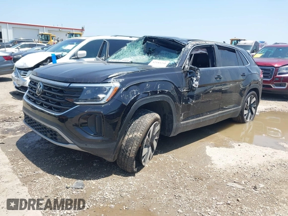 2024 Volkswagen Atlas SEL with VIN 1V2BE2CA3RC233021, listed as a IAAI auction lot 42185251 with 23,398 mi miles and . Bid and sale history available at DreamBid. Image 2.