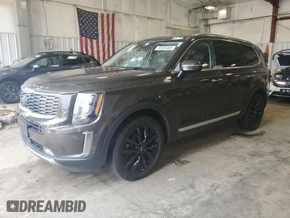 2021 Kia Telluride SX с VIN 5XYP5DHCXMG096855, выставлен на аукционе Copart как лот 54101335 с пробегом 89 758 миль миль и Списание • Salvage title. История ставок и продаж доступна на DreamBid. Изображение 1.