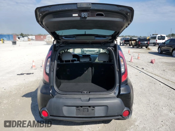 2015 Kia Soul + with VIN KNDJP3A54F7188601, listed as a Copart auction lot 43774875 with 109,913 mi miles and Salvage Title. Bid and sale history available at DreamBid. Image 6.