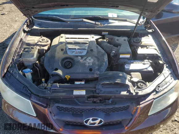 2006 Hyundai Sonata GLS with VIN 5NPEU46F76H090837, listed as a Copart auction lot 80786564 with 109,886 mi miles and Clean Title. Bid and sale history available at DreamBid. Image 11.