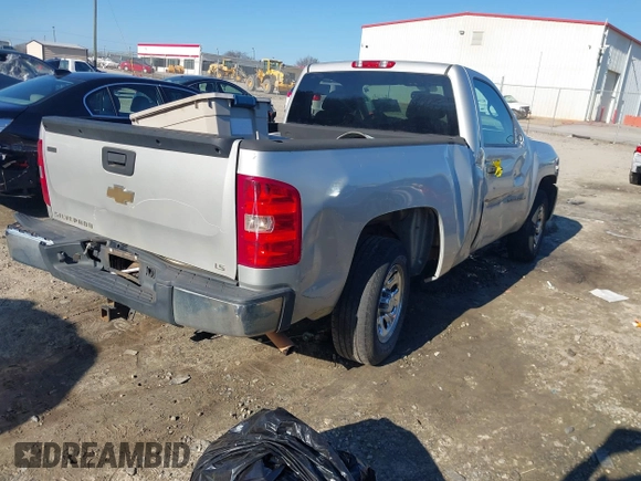 2011 Chevrolet Silverado 1500 Work Truck with VIN 1GCNCPEX0BZ343935, listed as a IAAI auction lot 41506240 with 290,568 mi miles and . Bid and sale history available at DreamBid. Image 4.