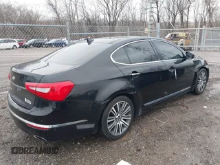 2014 Kia Cadenza Premium with VIN KNALN4D7XE5144952, listed as a IAAI auction lot 40546603 with 201,073 mi miles. Bid and sale history available at carsss.com. Image 4.