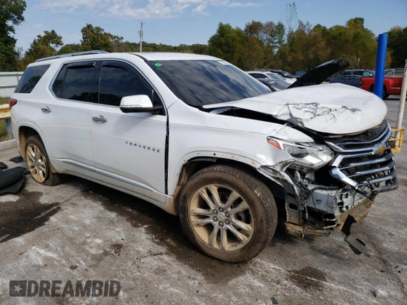 2020 Chevrolet Traverse High Country with VIN 1GNEVNKW3LJ157274, listed as a Copart auction lot 75636204 with 97,816 mi miles and Salvage Title. Bid and sale history available at carsss.com. Image 4.
