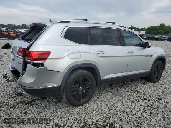 2018 Volkswagen Atlas SEL Premium with VIN 1V2NR2CAXJC589357, listed as a Copart auction lot 56536175 with 69,543 mi miles and Salvage title. Bid and sale history available at DreamBid. Image 3.