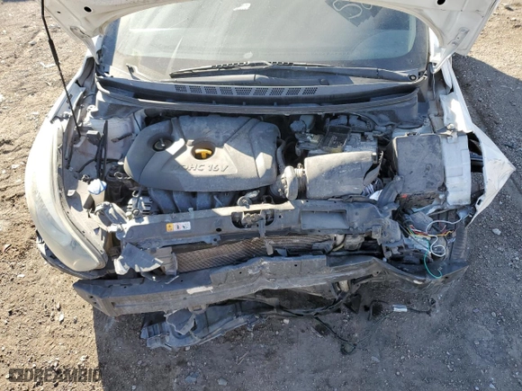 2014 Hyundai Elantra Limited with VIN 5NPDH4AEXEH521054, listed as a Copart auction lot 41770565 with 0 mi miles and Salvage Title. Bid and sale history available at carsss.com. Image 12.