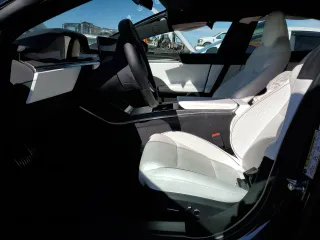 2023 Tesla Model S Plaid with VIN 5YJSA1E64PF499373, listed as a Copart auction lot 78744674 with Not provided miles and Salvage title. Bid and sale history available at DreamBid. Image 7.