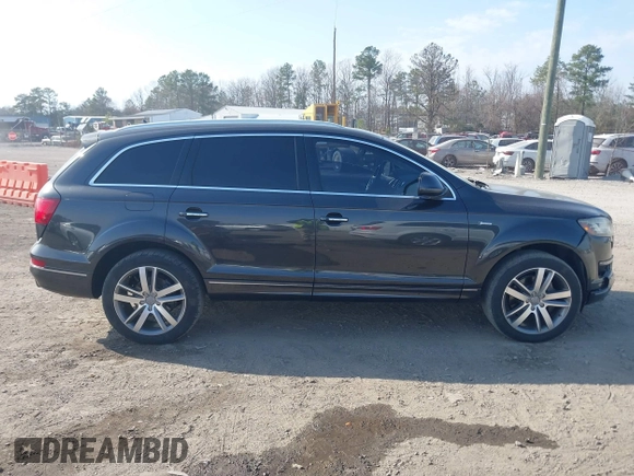 2014 Audi Q7 Premium Plus with VIN WA1LGAFE9ED001319, listed as a IAAI auction lot 41775171 with 144,711 mi miles and . Bid and sale history available at DreamBid. Image 13.