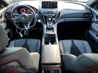 2023 Acura RDX w/A-Spec Package with VIN 5J8TC2H67PL023536, listed as a Copart auction lot 87268614 with 19,972 mi miles and Salvage title. Bid and sale history available at DreamBid. Image 8.