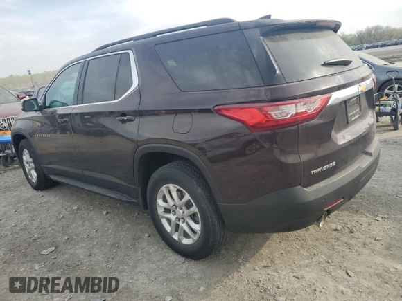 2021 Chevrolet Traverse LT Cloth z VIN 1GNERGKW9MJ253055, wystawiony jako Copart lot #53691895 z przebiegiem 29 608 mil mil oraz Szkoda całkowita • Salvage title. Historia ofert i sprzedaży dostępna na DreamBid. Obrazek 2.