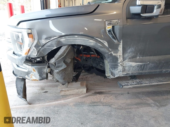 2022 Ford F-150 XL with VIN 1FTFW1E88NFA39758, listed as a IAAI auction lot 41619195 with 87,294 mi miles. Bid and sale history available at carsss.com. Image 6.