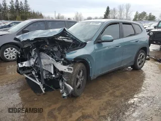 2024 BMW X1 xDrive28i with VIN WBX73EF03R5Z47823, listed as a Copart auction lot 46828905 with 0 mi miles and Salvage Title. Bid and sale history available at carsss.com. Image 1.
