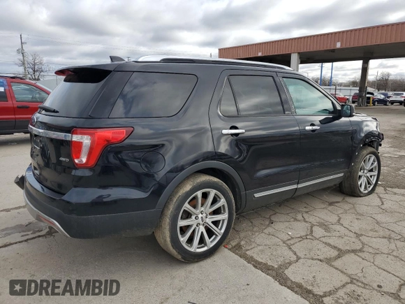 2016 Ford Explorer Limited with VIN 1FM5K8F8XGGC49625, listed as a Copart auction lot 51043015 with 131,667 mi miles and Salvage Title. Bid and sale history available at DreamBid. Image 3.