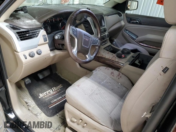 2019 GMC Yukon SLE with VIN 1GKS2AKC8KR117506, listed as a Copart auction lot 71552144 with 0 mi miles and Salvage Title. Bid and sale history available at carsss.com. Image 8.
