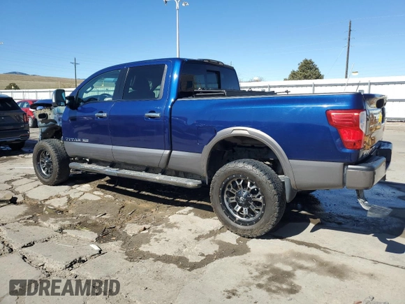 2017 Nissan Titan XD PRO-4X with VIN 1N6BA1F41HN575936, listed as a Copart auction lot 49919955 with 115,416 mi miles and Salvage Title. Bid and sale history available at carsss.com. Image 2.