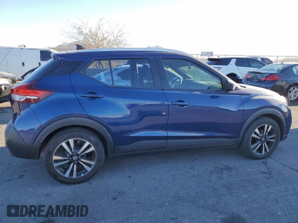 2019 Nissan Kicks S with VIN 3N1CP5CU7KL533458, listed as a Copart auction lot 42202135 with 126,323 mi miles and Salvage Title. Bid and sale history available at carsss.com. Image 3.