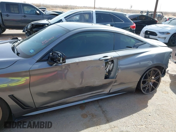 2018 Infiniti Q60 Luxe with VIN JN1EV7EK6JM341569, listed as a IAAI auction lot 41740997 with 126,711 mi miles and . Bid and sale history available at carsss.com. Image 6.