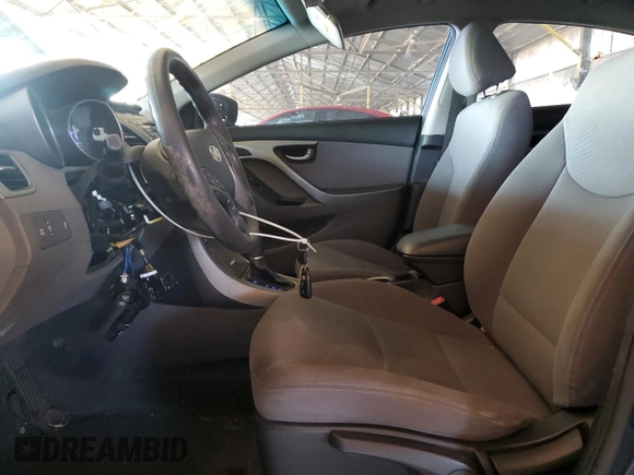 2014 Hyundai Elantra SE z VIN KMHDH4AE2EU090095, wystawiony jako Copart lot #61102225 z przebiegiem 130 421 mil mil oraz Szkoda całkowita • Salvage title. Historia ofert i sprzedaży dostępna na DreamBid. Obrazek 7.