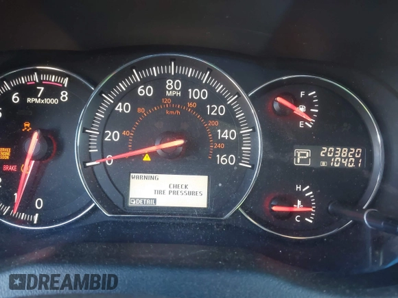 2012 Nissan Maxima SV with VIN 1N4AA5APXCC804261, listed as a IAAI auction lot 42176845 with 203,820 mi miles and . Bid and sale history available at DreamBid. Image 7.