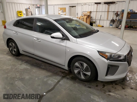 2017 Hyundai Ioniq SEL with VIN KMHC75LC9HU018878, listed as a Copart auction lot 61979995 with 184,309 mi miles and Clean title. Bid and sale history available at DreamBid. Image 4.