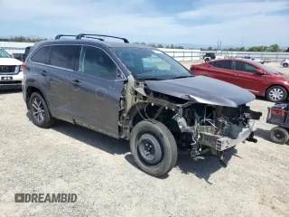 2018 Toyota Highlander SE with VIN 5TDJZRFH1JS523764, listed as a Copart auction lot 58576615 with 55,313 mi miles and Salvage title. Bid and sale history available at DreamBid. Image 4.