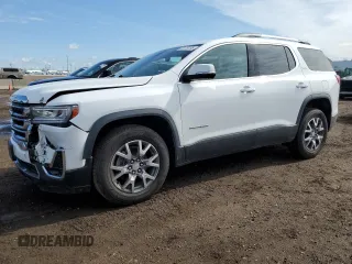 2020 GMC Acadia SLT with VIN 1GKKNULS7LZ189975, listed as a Copart auction lot 55176155 with 70,398 mi miles and Salvage title. Bid and sale history available at DreamBid. Image 1.