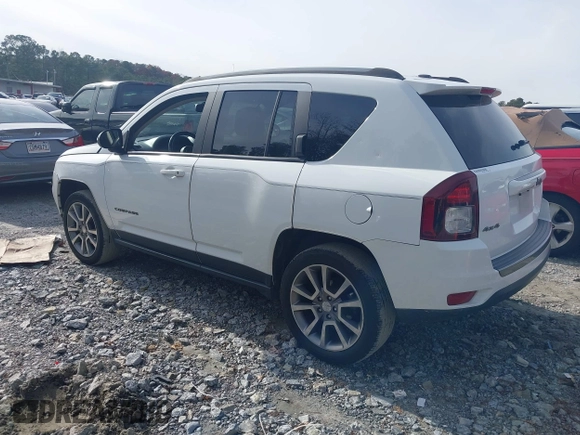 2017 Jeep Compass 75th Anniversary Edition with VIN 1C4NJDBB5HD127582, listed as a IAAI auction lot 41098124 with 83,564 mi miles. Bid and sale history available at carsss.com. Image 3.