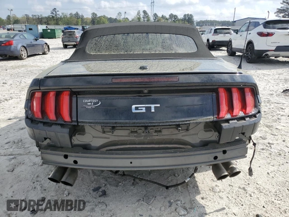 2022 Ford Mustang GT Premium with VIN 1FATP8FF6N5134367, listed as a Copart auction lot 51939385 with 18,580 mi miles and Salvage Title. Bid and sale history available at carsss.com. Image 6.