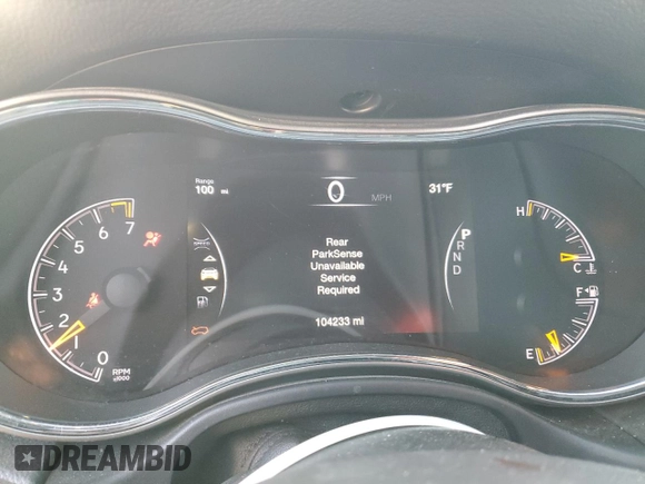 2018 Jeep Grand Cherokee Sterling Edition with VIN 1C4RJFBG5JC280497, listed as a Copart auction lot 45640235 with 104,233 mi miles and Salvage Title. Bid and sale history available at carsss.com. Image 9.