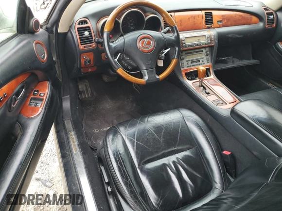2002 Lexus SC with VIN JTHFN48YX20022795, listed as a Copart auction lot 51084905 with 195,150 mi miles and Salvage Title. Bid and sale history available at carsss.com. Image 8.
