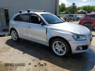 2015 Audi Q5 Premium Plus with VIN WA1LFAFPXFA139586, listed as a Copart auction lot 57821705 with 109,994 mi miles and Salvage title. Bid and sale history available at DreamBid. Image 4.
