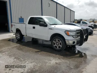 2014 Ford F-150 XL with VIN 1FTFX1EF4EFB48505, listed as a Copart auction lot 58985655 with 195,068 mi miles and Salvage title. Bid and sale history available at DreamBid. Image 4.