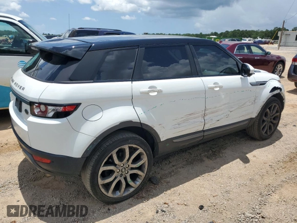 2015 Land Rover Range Rover Evoque Pure Premium with VIN SALVR2BG9FH075073, listed as a Copart auction lot 59668845 with 122,906 mi miles and Salvage title. Bid and sale history available at DreamBid. Image 3.
