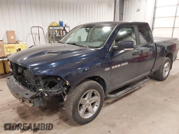 2012 Ram 1500 Sport с VIN 1C6RD7HT4CS175967, выставлен на аукционе IAAI как лот 41841023 с пробегом 185 783 миль миль и . История ставок и продаж доступна на DreamBid. Изображение 2.