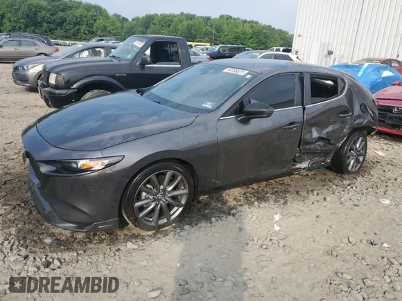 2019 Mazda 3 with VIN JM1BPAJMXK1119912, listed as a Copart auction lot 59708825 with 50,459 mi miles and Salvage title. Bid and sale history available at DreamBid. Image 1.