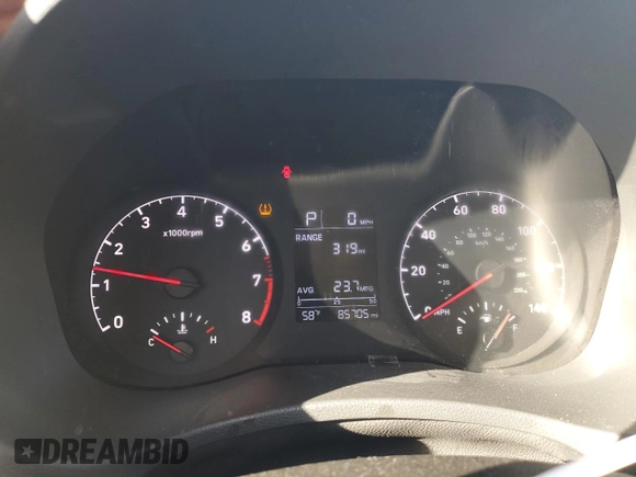 2018 Hyundai Accent SEL with VIN 3KPC24A3XJE029067, listed as a Copart auction lot 76075544 with 85,705 mi miles and Salvage Title. Bid and sale history available at carsss.com. Image 9.