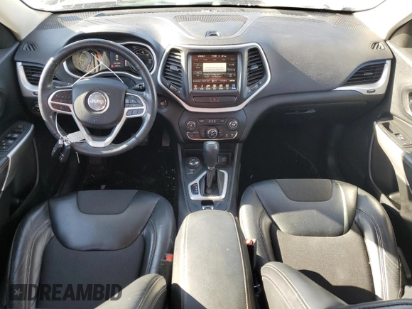 2018 Jeep Cherokee Latitude Plus with VIN 1C4PJMLXXJD517893, listed as a Copart auction lot 81373934 with 49,747 mi miles and Salvage Title. Bid and sale history available at DreamBid. Image 8.