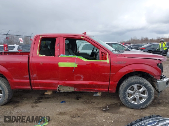 2018 Ford F-150 XL z VIN 1FTFX1E5XJFB66587, wystawiony jako IAAI lot #41870713 z przebiegiem 72 991 mil mil oraz . Historia ofert i sprzedaży dostępna na DreamBid. Obrazek 21.