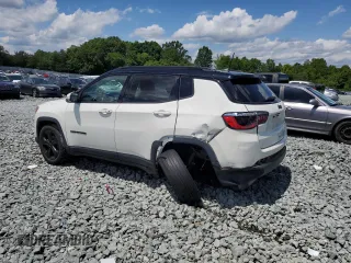 2021 Jeep Compass Altitude with VIN 3C4NJCBB4MT587380, listed as a Copart auction lot 56525745 with 83,003 mi miles and Salvage title. Bid and sale history available at DreamBid. Image 2.
