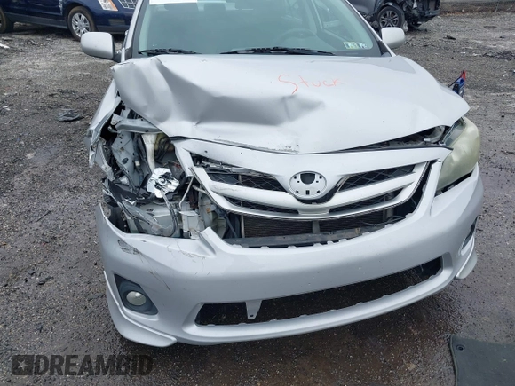 2011 Toyota Corolla L with VIN 2T1BU4EE3BC609648, listed as a IAAI auction lot 41971235 with 1 mi miles. Bid and sale history available at carsss.com. Image 6.