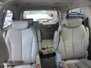 2007 Kia Sedona EX with VIN KNDMB233X76123907, listed as a Copart auction lot 75496494 with 263,694 mi miles and Salvage Title. Bid and sale history available at carsss.com. Image 10.