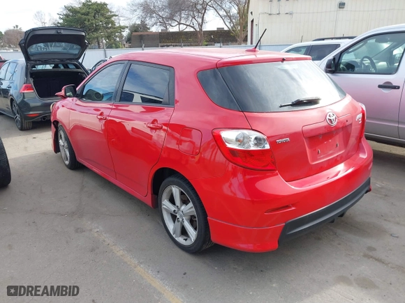 2009 Toyota Matrix S with VIN 2T1KE40E09C014254, listed as a IAAI auction lot 41687572 with 161,076 mi miles. Bid and sale history available at carsss.com. Image 3.