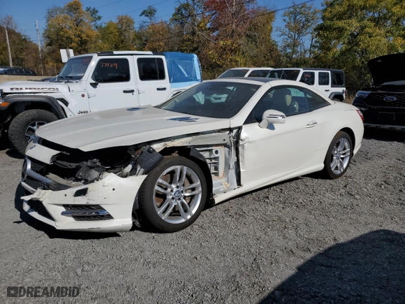 2014 Mercedes-Benz SL-Class SL 550 with VIN WDDJK7DA3EF023681, listed as a Copart auction lot 76866174 with 50,506 mi miles and Salvage Title. Bid and sale history available at carsss.com. Image 1.