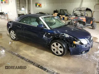 2005 Audi A4 1.8T with VIN WAUAC48H85K009633, listed as a Copart auction lot 85316874 with 97,936 mi miles and Salvage Title. Bid and sale history available at carsss.com. Image 4.