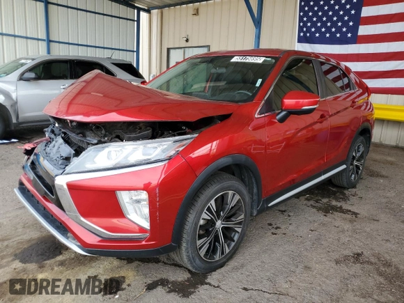 2019 Mitsubishi Eclipse Cross SE with VIN JA4AT5AA7KZ010100, listed as a Copart auction lot 55175695 with 92,046 mi miles and Clean title. Bid and sale history available at DreamBid. Image 1.