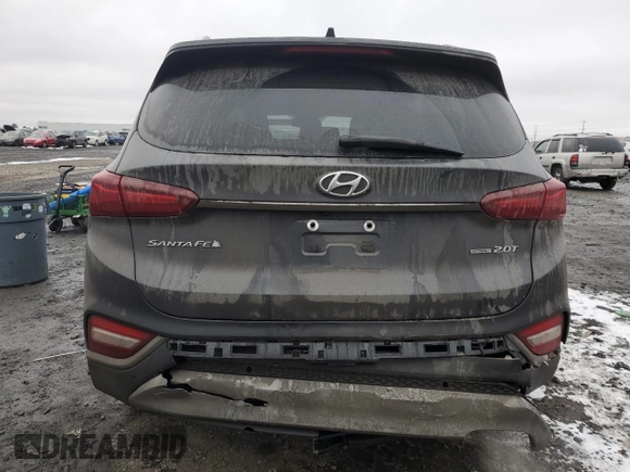 2020 Hyundai Santa Fe Limited with VIN 5NMS5CAA8LH213883, listed as a Copart auction lot 88423355 with 55,410 mi miles and Salvage Title. Bid and sale history available at carsss.com. Image 6.