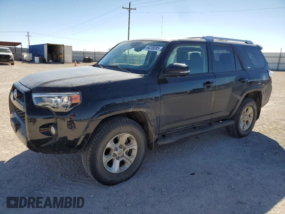 2018 Toyota 4Runner SR5 z VIN JTEBU5JR1J5514687, wystawiony jako Copart lot #44239285 z przebiegiem 86 802 mil mil oraz Czysty tytuł • Clean title. Historia ofert i sprzedaży dostępna na DreamBid. Obrazek 1.