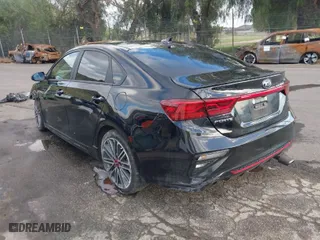 2021 Kia Forte GT with VIN 3KPF44AC9ME369516, listed as a IAAI auction lot 41690655 with 65,149 mi miles. Bid and sale history available at carsss.com. Image 3.