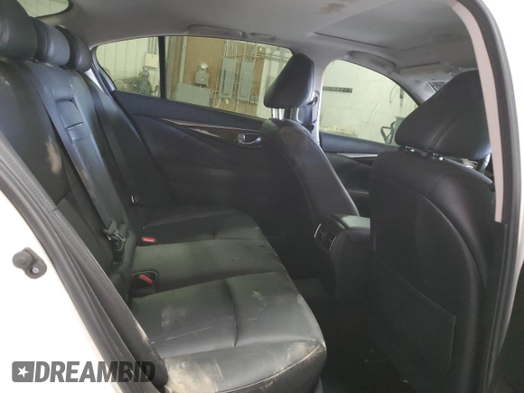 2019 Infiniti Q50 3.0t LUXE with VIN JN1EV7ARXKM556988, listed as a Copart auction lot 53383135 with 30,957 mi miles and Salvage Title. Bid and sale history available at carsss.com. Image 10.